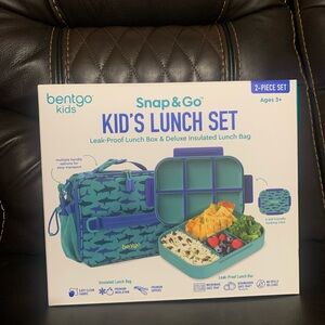 Kids Lunch Set - Blue and Green